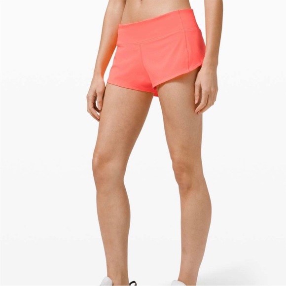Lululemon Speed Up LR Shorts Sunset Size 12 NWT - Picture 3 of 8